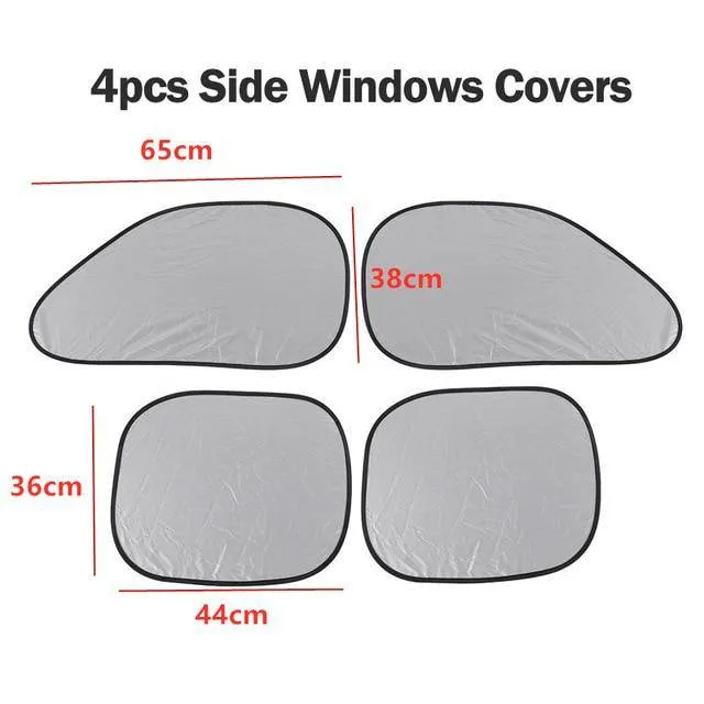 Universal Car Front Windshield Cover Auto Sunshade Snow Ice Protection